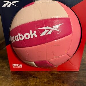 Reebok Pink and White Volleyball ball